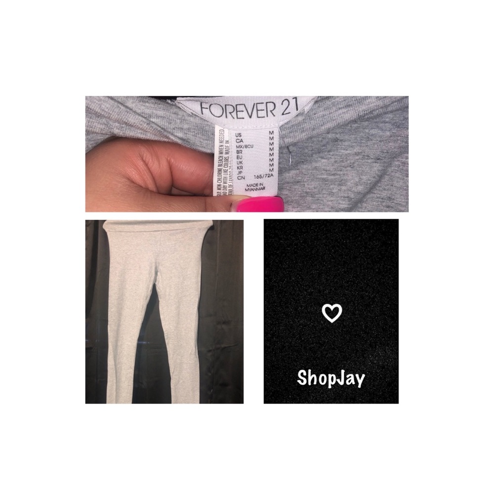 Grey high waisted leggings!